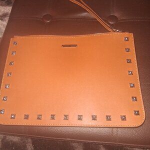 Rebecca Minkoff leather studded wristlet